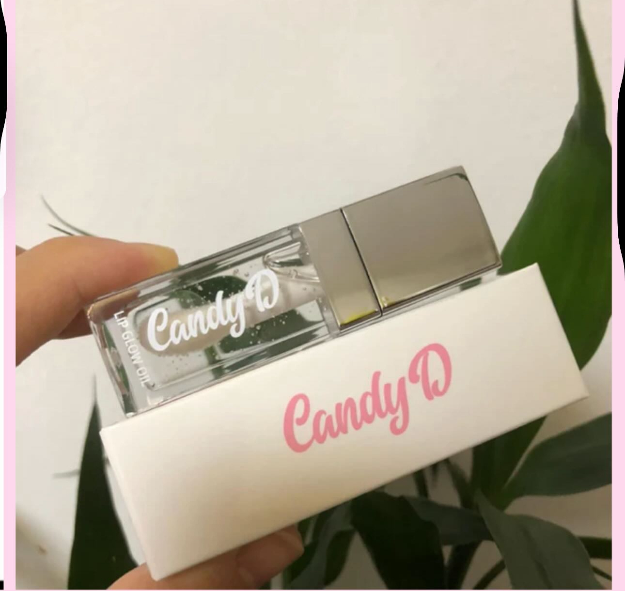 Lip glow oil transparente : logo candy