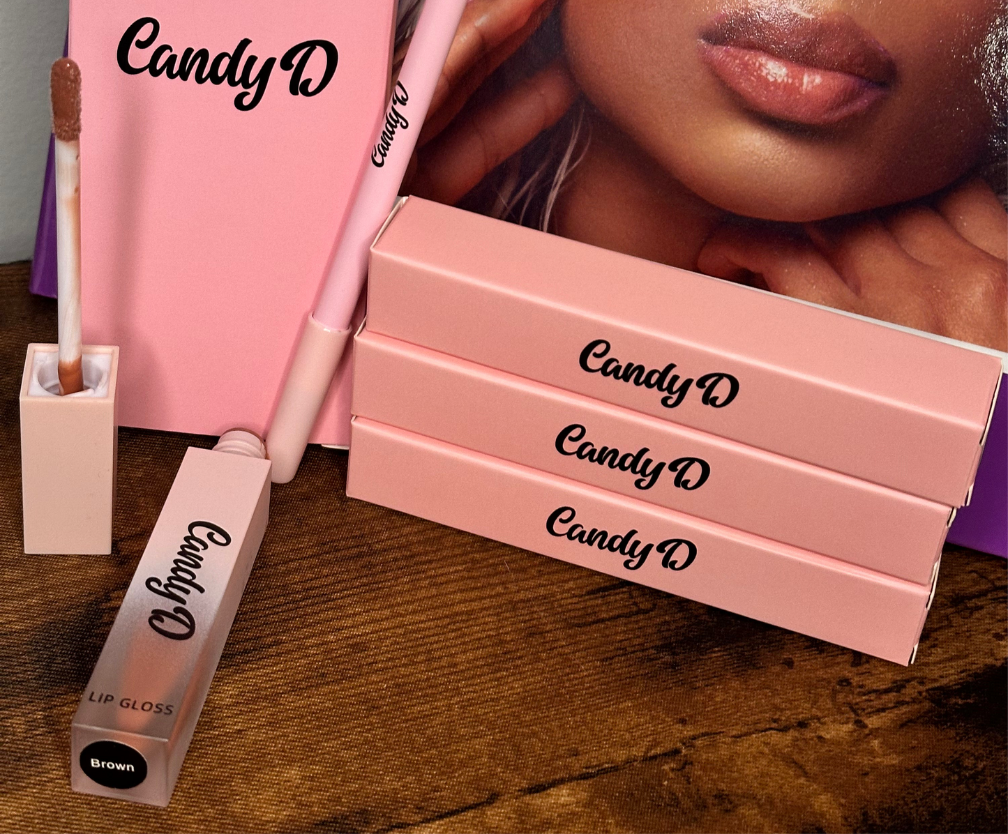 Candy D Lipgloss : Brown
