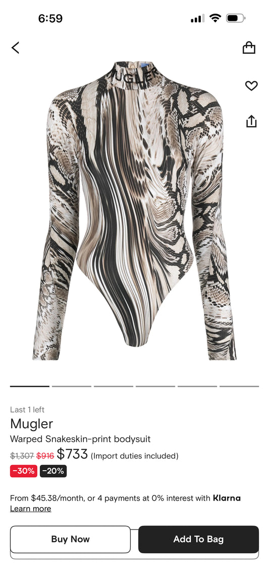 Top : mugler size 38