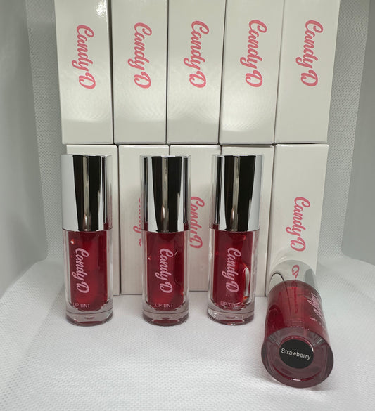 Candy D lip tint: Strawberry- Red