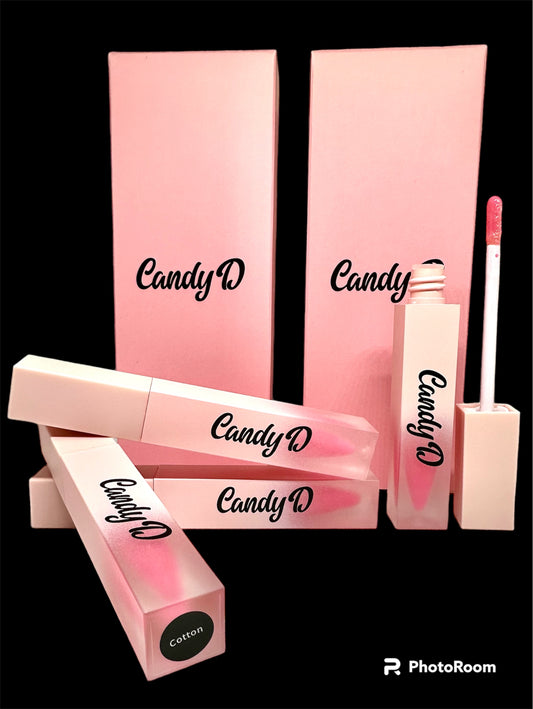 Candy D Lipgloss: Cotton Pink