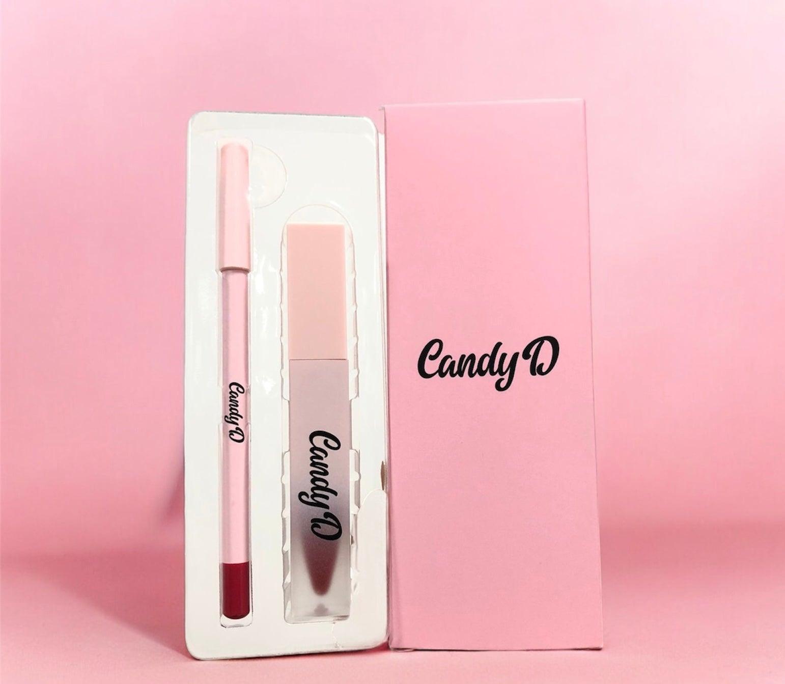 Candy D Lipgloss Kit: Cherry - Candy D Lipstick 